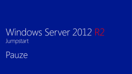 Jumpstart Windows Server 2012R2