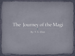The Journey of Magi