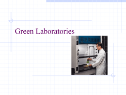 Green Laboratories - SUSTAINABLE PRODUCT S