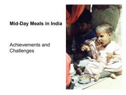 Mid-Day Meals in India - Right to Food Campaign