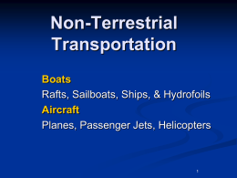 Other Forms of Transportation