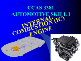 CCAS 3381 AUTOMOTIVE SKILL I