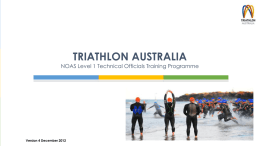 TRIATHLON AUSTRALIA - Triathlon Australia