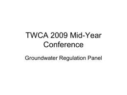 TWCA 2009 Mid-Year Conference