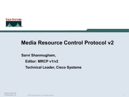 Media Resource Control Protocol v2