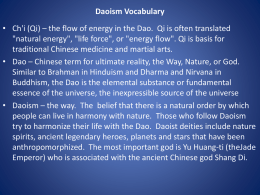 Daoism - TrinityTeaneck.org Home Page