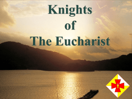 Day of Eucharist’s Knight