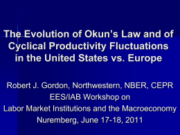 Okun’s Law, Productivity Innovations, and Conundrums in