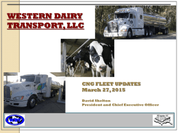 WESTERN DAIRY TRANSPORT, LLC