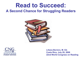 Read to Succeed - International Reading Association