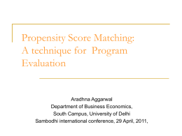 Introduction to Propensity Score Matching: A New Approach