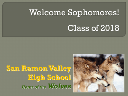 Counselor Assignments - San Ramon Valley High School