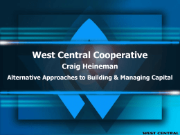 Presentation Title - UW Center for Cooperatives
