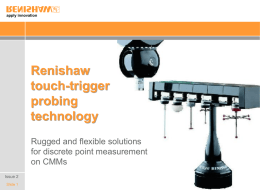 Renishaw touch-trigger probing