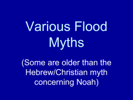 Flood Myths
