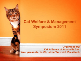 Cat Welfare & Management Symposium 2008
