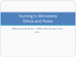 Population Management - University of Minnesota