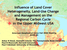 Influence of Land Cover Heterogeneity, Land