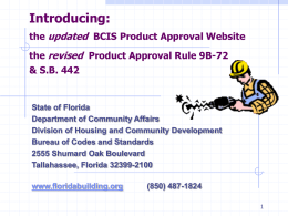 Plans & Insignias - Florida Building