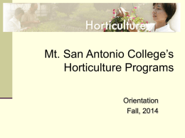 Mt. San Antonio College’s Registered Veterinary Program