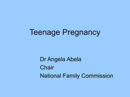 Teenage Pregnancy - schoolnet.gov.mt