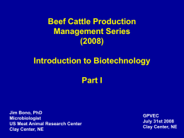 GPVEC 2008 Biotech part 1