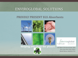 NAME OF YOUR COUNTRY - Enviro Global Solutions