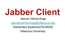 Jabber Client - Villanova University