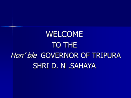 South Tripura District: A brief profile