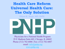 Universal Health Care as the Civil Rights Struggle of the