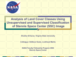 Analysis of Land Cover Classes Using Unsupervised and