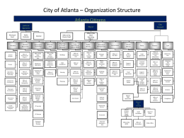 City of Atlanta – Organization Structure