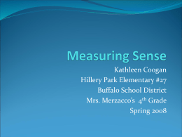 Measuring Sense
