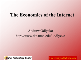 Telecom in Turmoil: Economics, Technology, and Industry