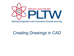 U4 Creating Drawings in CAD