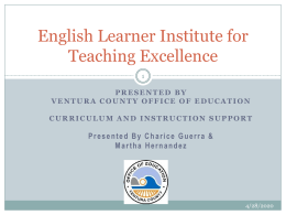 Supporting English Language Learners through After School