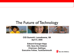 Future Trends in Technology IS Strategic Perspective for