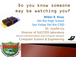Do you know someone may be watching you?
