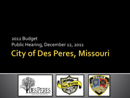 City of Des Peres, Missouri