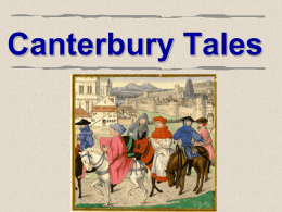 Canterbury Tales - Bishop Ireton High School