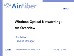 AirFiber Overview