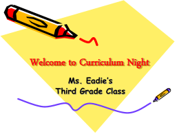 Curriculum Night - Gwinnett County Public Schools