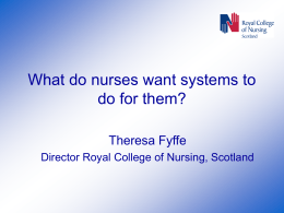 Theresa Fyffe - SCIMP | Scottish Clinical Information