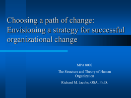 Paths of Change II - Villanova University