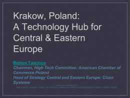 Krakow, Poland: A Technology Hub for Central & Eastern Europe