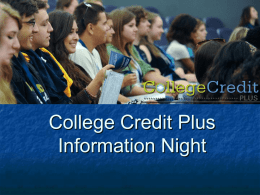 Postsecondary Education – Will it work for you?