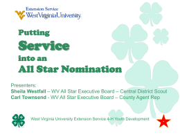 Putting Service into an All Star Nomination