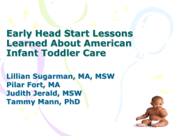 Early-Head-Start-Pre.. - The Program for Infant/Toddler Care