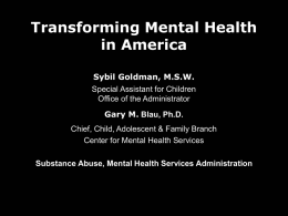 Gary Blau presentation - National Technical Assistance