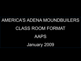 America’s Adena Moundbuilders